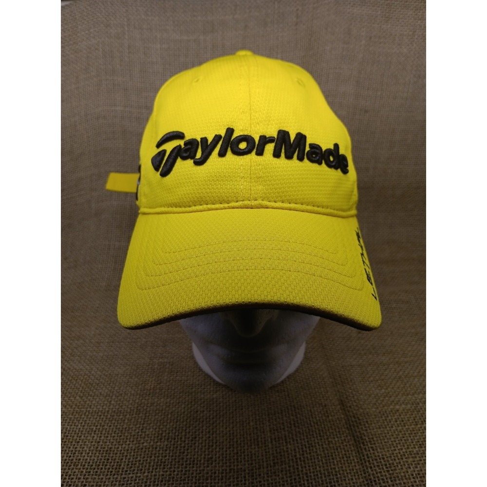 Taylormade Yellow Lethal RBZ Golf Adjustable Hat Embroidered One Size Fits All - Picture 2 of 6